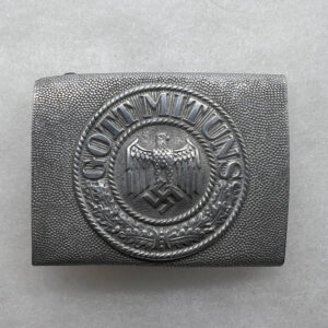 WW2 German Army EM / NCO Aluminum Parade Belt Buckle