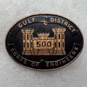 WW2 US Gulf District Corps Of Engineers Badge