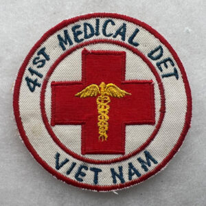 US Army 41st Medical Detachment Pocket Patch Vietnamese Made