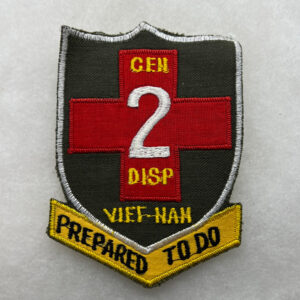 US Army 2nd Medical Dispensary Pocket Patch Vietnamese Made