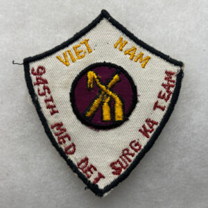 US Army 945th Medical Detachment Pocket Patch Vietnamese Made