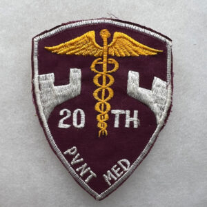US Army 20th Medical Pocket Patch Vietnamese Made