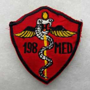 US Army 198th Medical Pocket Patch Vietnamese Made