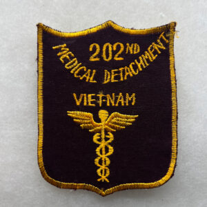 US Army 202nd Medical Detachment Pocket Patch Vietnamese Made