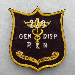 US Army 229th Medical Dispensary Pocket Patch Vietnamese Made