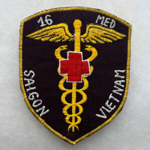 US Army 16th Medical Pocket Patch Vietnamese Made