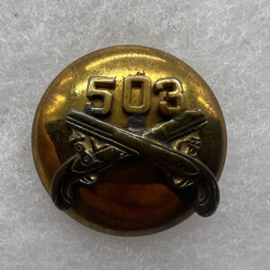 US Army 503rd Military Police Enlisted Collar Disk German Made