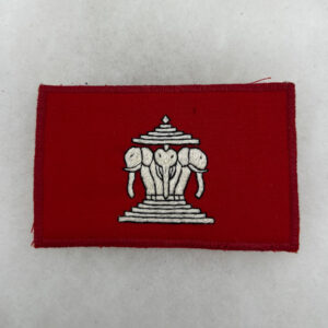 Vietnam War US Cambodian Flag Novelty Patch Thai Made
