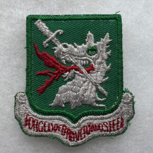 1950s US Army 3rd Tank Battalion Pocket Patch Twill Rare