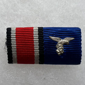 WW2 German Luftwaffe Iron Cross / Service Ribbon Bar