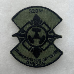 US Army 520th Transportation Battalion Pocket Patch Vietnamese Subdued
