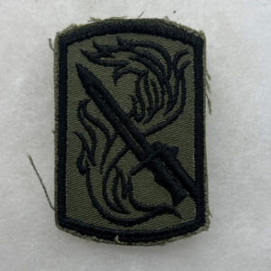 US Army 198th Infantry Brigade Patch Twill Subdued