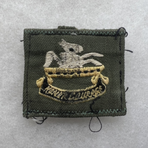 Korean War US Army 8th Cavalry Regiment Cloth DUI Shoulder Loop Korean Made