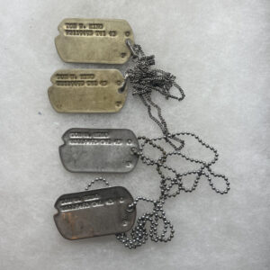 WW2 US Army 634th Tank Destroyer Battalion ETO Dog Tag Lot