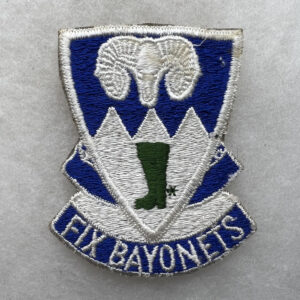 US Army 86th Infantry Regiment Pocket Patch German Made