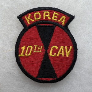US Army 10th Cavalry 7th Infantry Division Patch