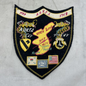 US Army 1st Cavalry Division 7th Regiment Souvenir Jacket Patch Korean Made 1959-60