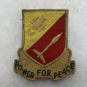 US Army 3rd Field Artillery Rocket Battery Pocket Patch German Made Rare
