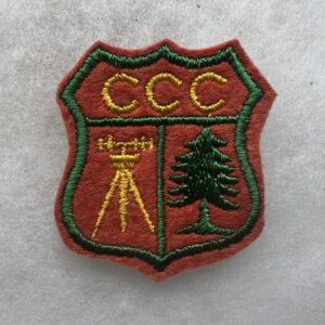 WW2 US Civilian Conservation Corps Patch Felt