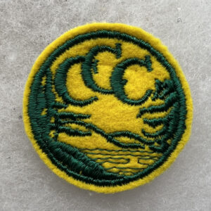 WW2 US Civilian Conservation Corps CCC Cap Patch Felt