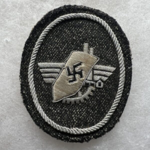 WW2 German Werkschutz Factory Protection Sleeve Insignia