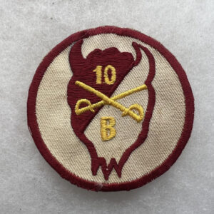 US Army 10th Cavalry Pocket Patch Korean Made