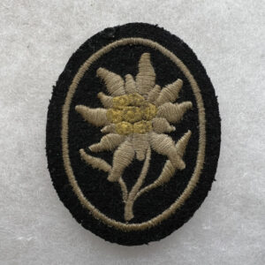 WW2 German SS / Waffen SS Gebirgsjager Mountain Troop Sleeve Insignia Cloth