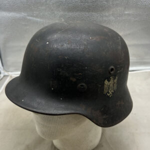 WW2 German Army M40 Single Decal Helmet ET66