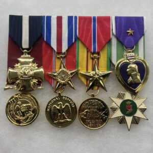US Marine Corps Navy Cross / Silvers Star Recipient Dress Uniform Medal Rack