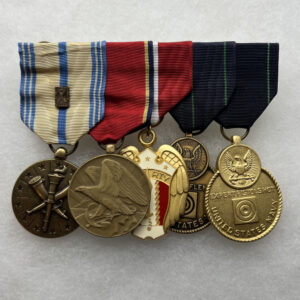 WW2 / 1950s US Navy Medal Rack