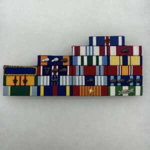 US Air Force Officer Ribbon Bar Rack Made In Taiwan