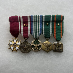 US Navy Officer Miniature Medal Rack