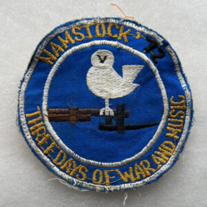 Vietnam War US Namstock 1972 Novelty Patch Vietnamese Made