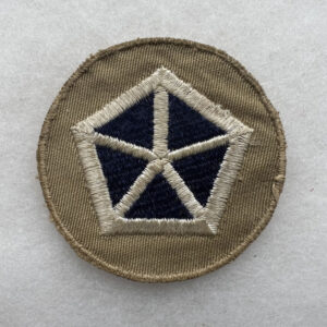 WW2 US Army 5th Corps Patch Twill Khaki