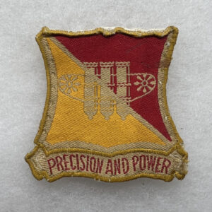 US Army 212th Field Artillery Group Pocket Patch German Made Bevo Woven