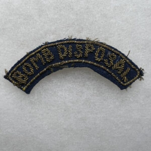 WW2 US Army Air Force Bomb Disposal Tab Bullion Theater Made