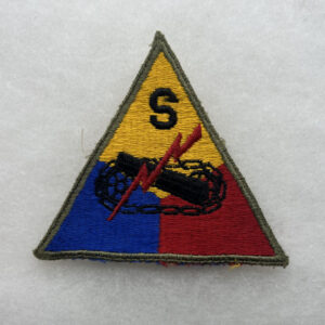 WW2 US Army Armored School Armored Triangle Patch