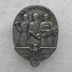 WW2 German Workers Day Tinnie Pin 1935