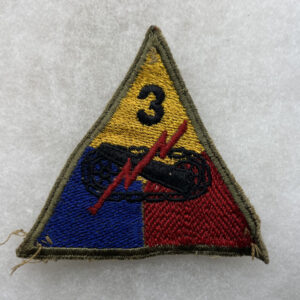 US Army 2nd Armored Division Patch Greenback German Made With Snaps