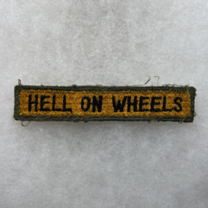 US Army 2nd Armored Division Tab Hell On Wheels German Made