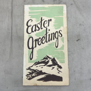 WW2 US Army Seasons Greetings Aleutians Card