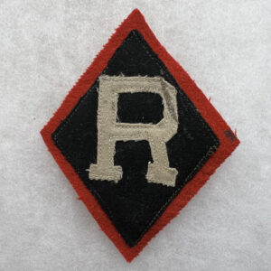 WW1 US Army Railhead Regulating Station Patch