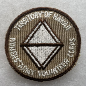 WW2 US Territory Of Hawaii Women's Army Volunteer Corps Patch Twill