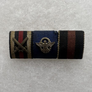 WW1 / WW2 German Police Medal Ribbon Bar