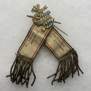 WW1 Imperial German Bavarian Veterans Pin / Ribbon