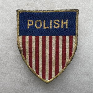 US / Polish Labor Service Patch Bevo Woven German Made