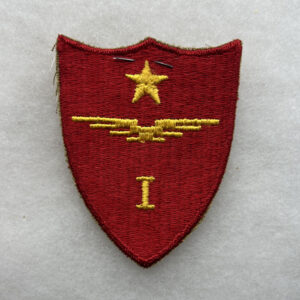 WW2 US Marine Corps 1st Air Wing Fuselage Patch With Wosk Tag