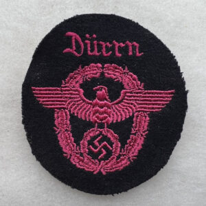 WW2 German Fire Police Sleeve Eagle