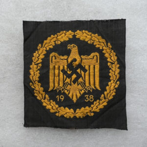 WW2 German DRL Sports Patch 1938 Bevo