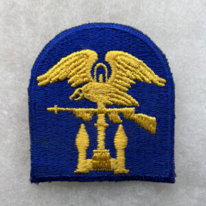 WW2 US Army Amphibious Command Patch Black Back